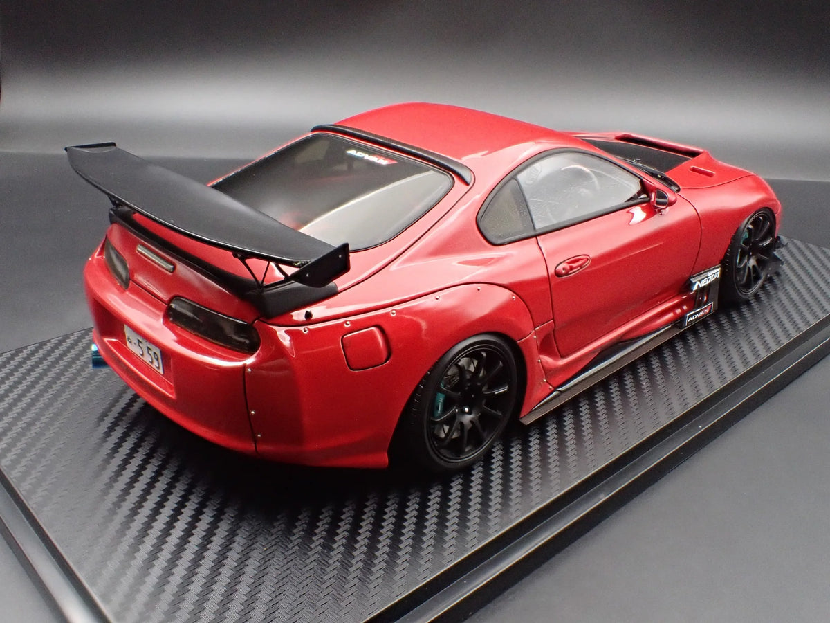 Ignition Model 1:18 Toyota Supra RZ (JZA80) ORIDO-STREET Ver. Red (IG3885)