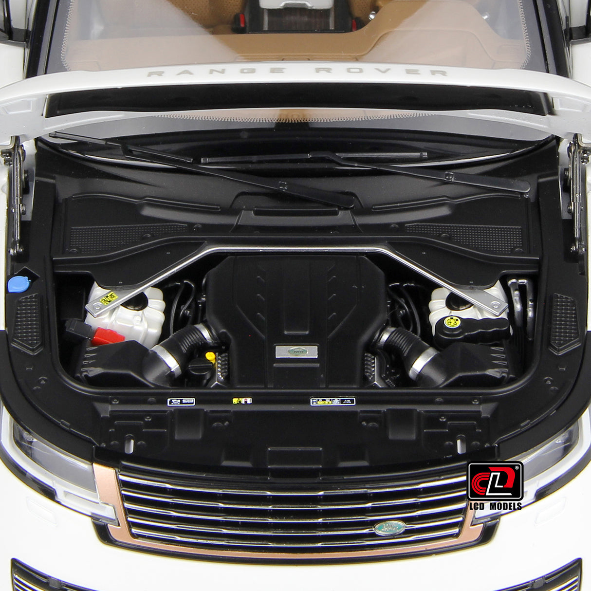 LCD MODELS 1:18 Land Rover Range Rover SV SERENITY 2022 White With Black Roof (LCD18017-BW)