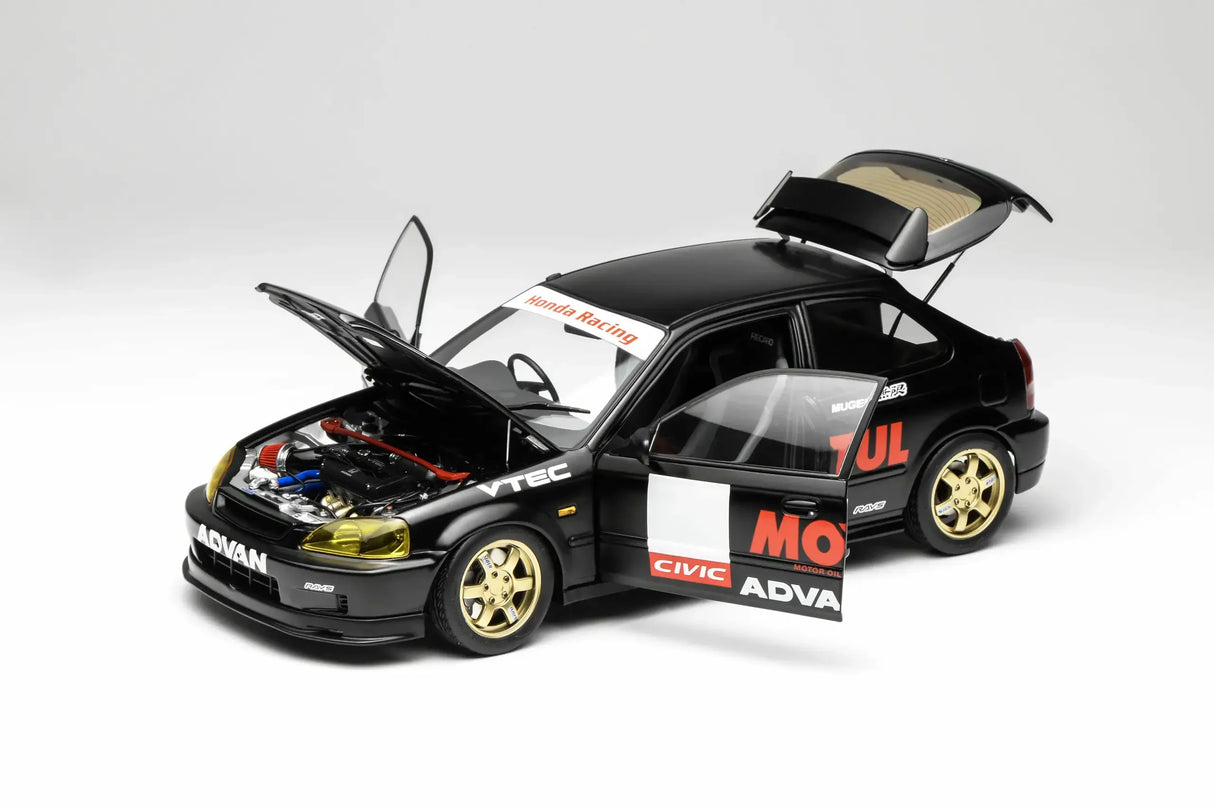 MOTORHELIX 1:18 Honda Civic TYPE R (EK9) No Good Racing Motul (M85010)