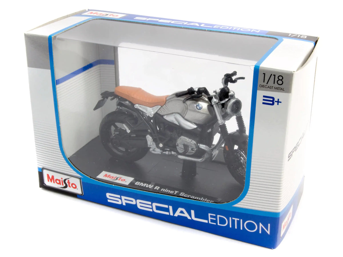 MAISTO 1/12 BMW R nineT SCRAMBLER METALLIC GRAY (32701)