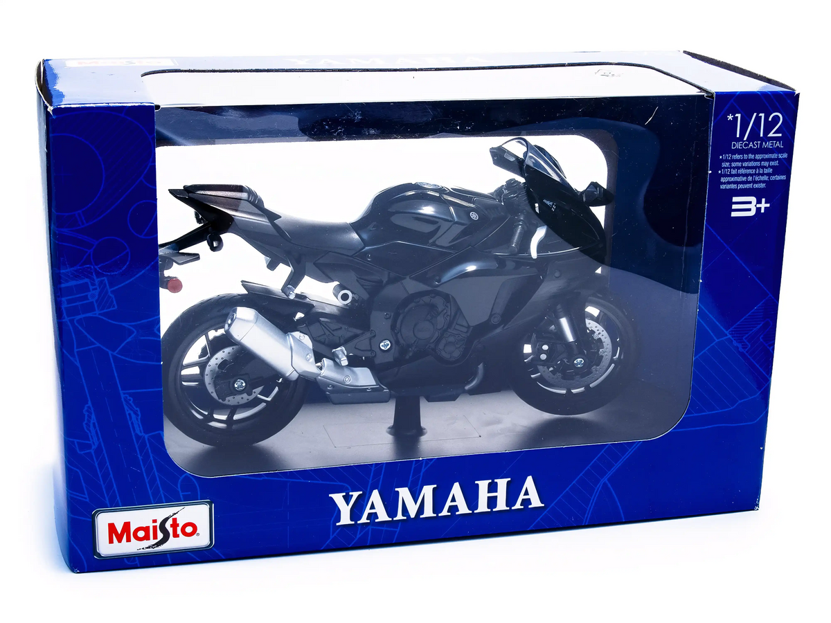 MAISTO 1/12 YAMAHA YZF-R1 2021 BLACK (32723BK)