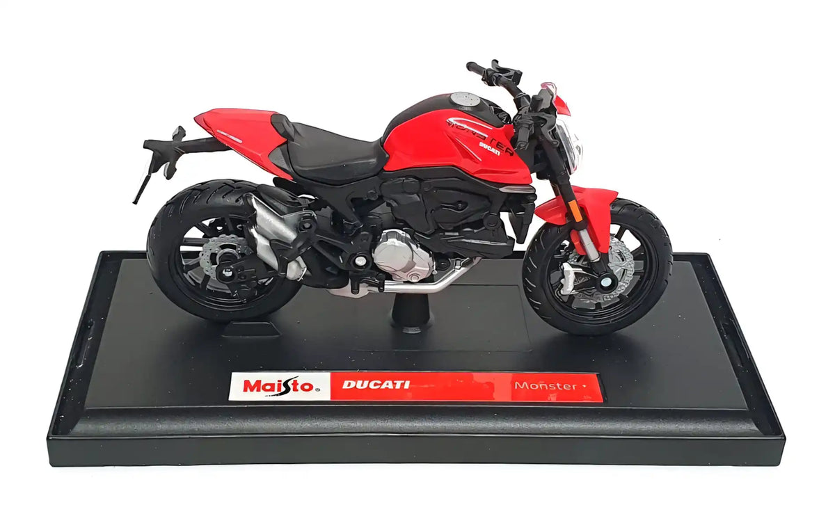 MAISTO 1/18 DUCATI MONSTER PLUS 2021 RED (39300-20131)