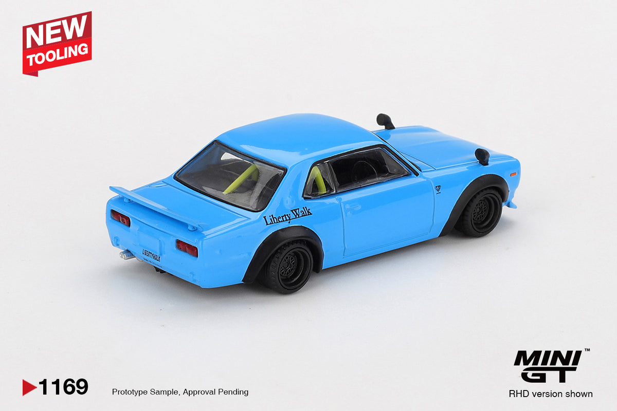 MINI GT 1/64 – NISSAN Skyline LB-Works Hakosuka Coupe – 1969 (MGT01169-R)