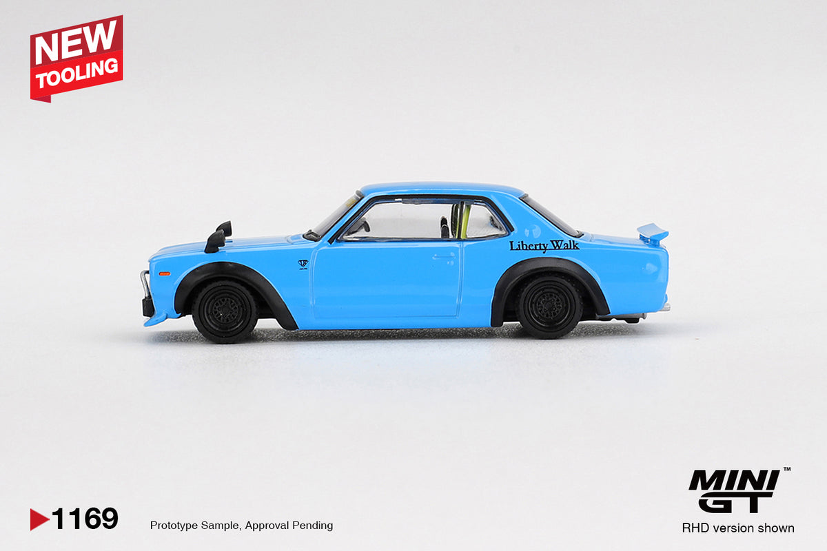 MINI GT 1/64 – NISSAN Skyline LB-Works Hakosuka Coupe – 1969 (MGT01169-R)