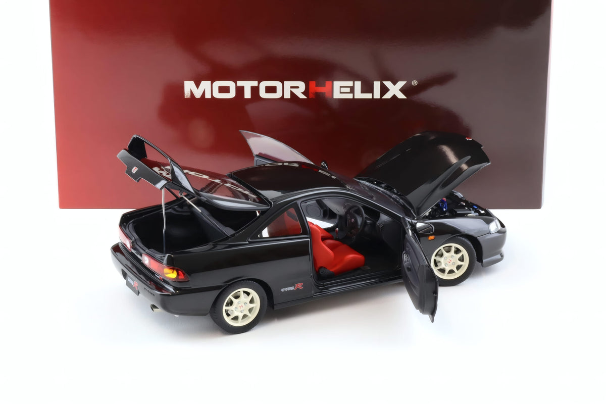 MOTORHELIX - 1/18 - HONDA - INTEGRA TYPE-R (DC2) 1997 - BLACK (M85203)