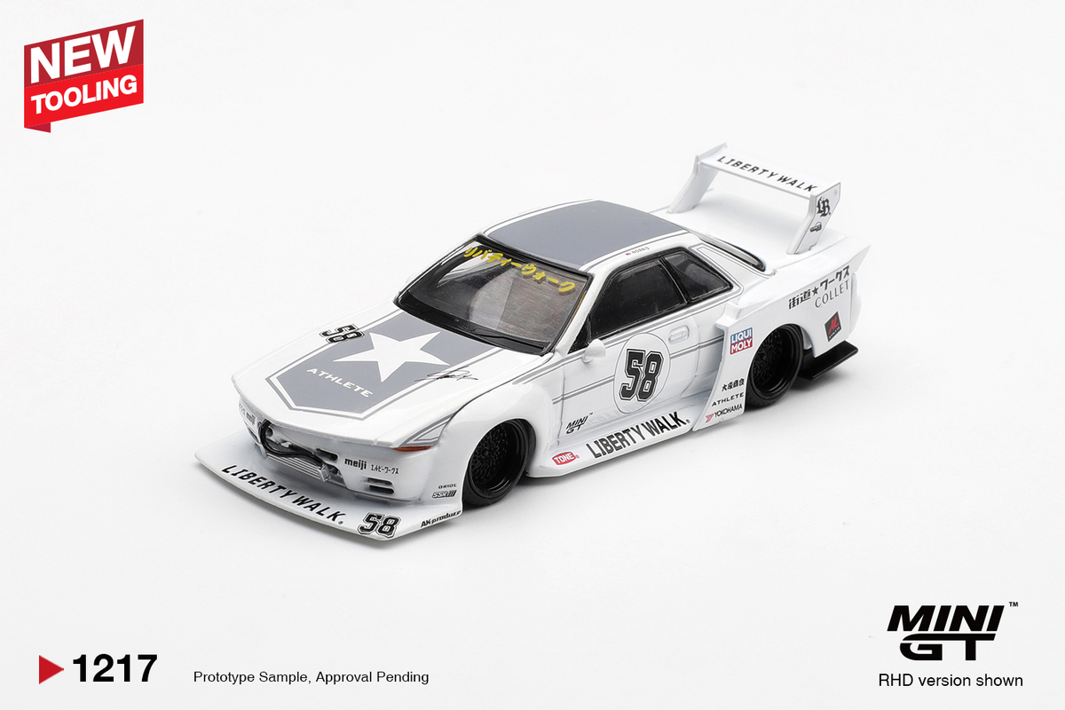 Mini GT 1:64 Nissan Skyline GT-R (R32) Kaido Works TAS 2025 (MGT01217-BL)