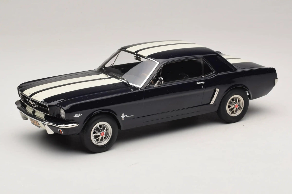 NOREV 1/18 FORD MUSTANG COUPÉ 1966 NIGHTMIST BLUE METALLIC (182805)