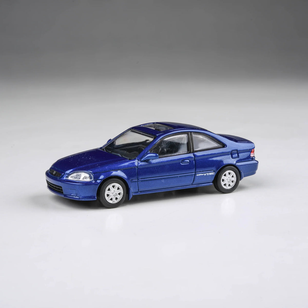 PARA64 1:64 1999 Honda Civic Si Coupe EM1 Electron Blue Pearl wingless (PA-55629-LHD)