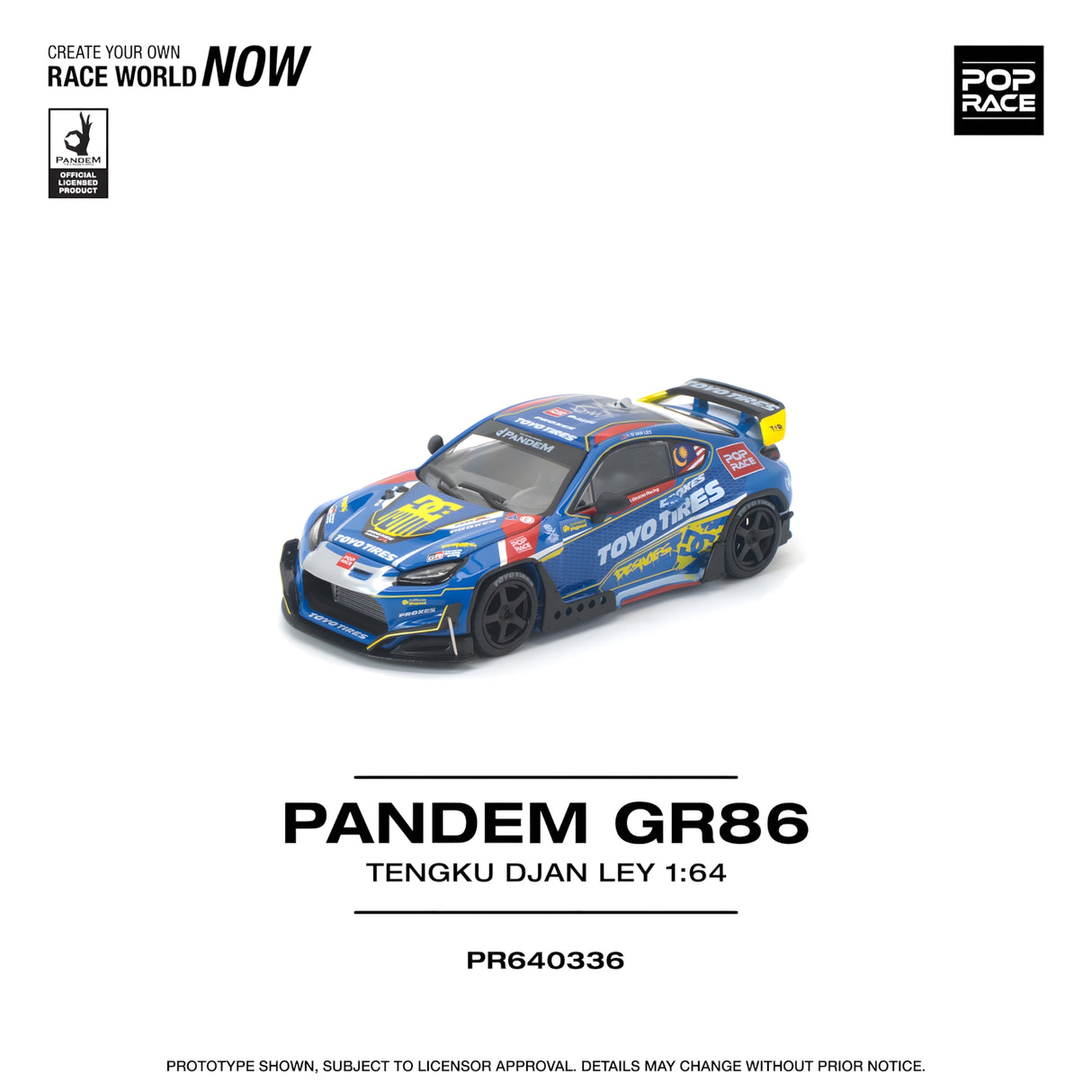 POPRACE 1/64 PANDEM GR 86 TENGKU DJAN LEY (PR640336)