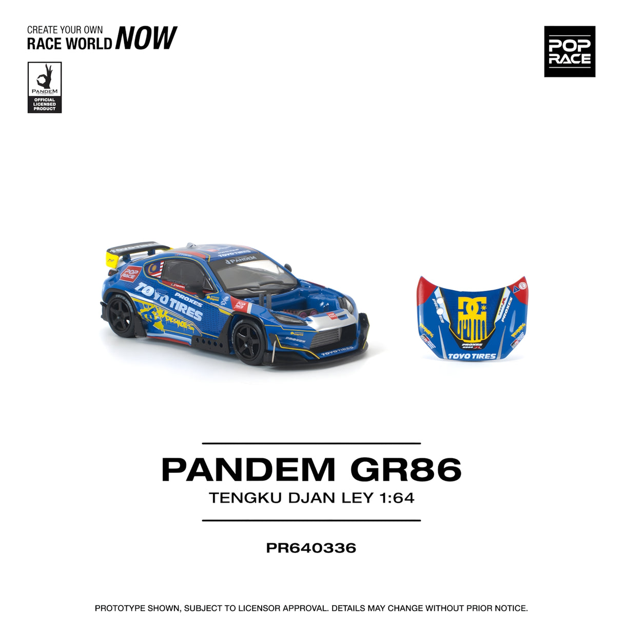 POPRACE 1/64 PANDEM GR 86 TENGKU DJAN LEY (PR640336)