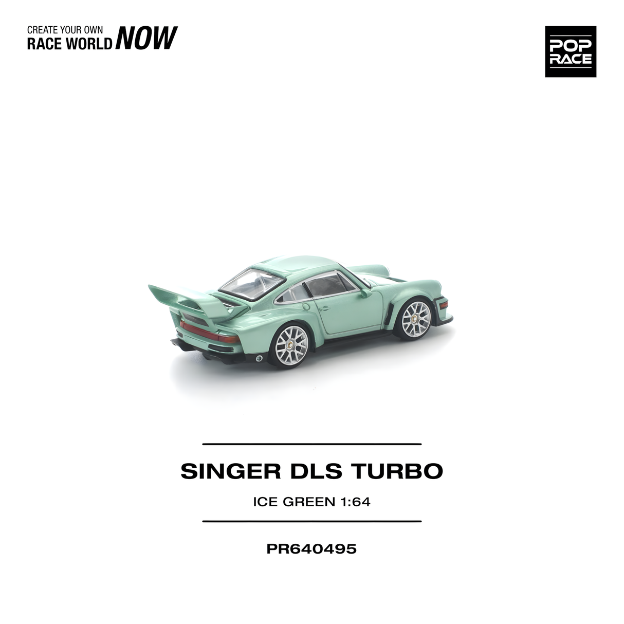 POPRACE 1/64 SINGER DLS TURBO ICE GREEN (PR640495)