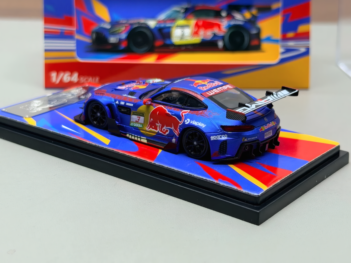 RM 1-64 Mercedes-Benz AMG GTS #3 Max Verstappen Race Car Diecast Car Model