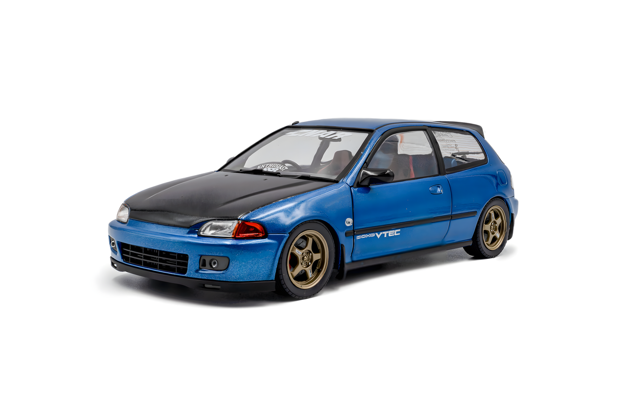 Solido 1:18 HONDA CIVIC (EG6) SOLIDO WORKS COBALT BLUE PEARL 1991 (S1810406)