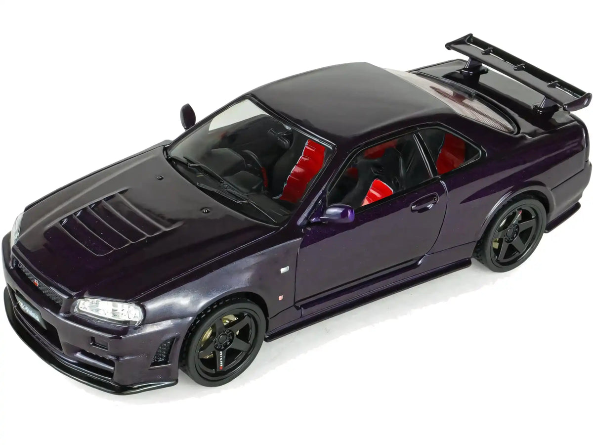 SOLIDO 1/43 NISSAN SKYLINE GT-R R34 Z-TUNE MIDNIGHT PURPLE 1999 (S4318201)