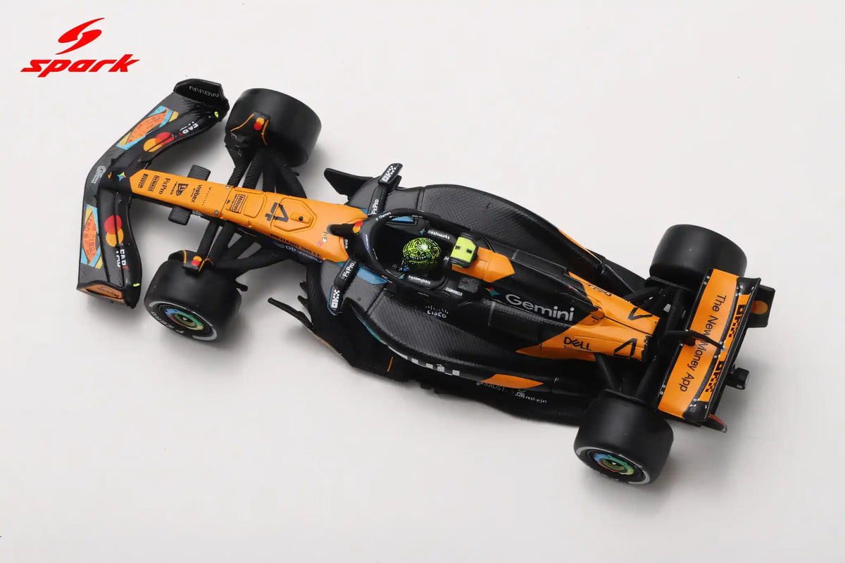 SPARK 1/64 McLAREN MCL39 #4 LANDO NORRIS WORLD CHAMPION ABU DHABI GP 2025 (64S078)