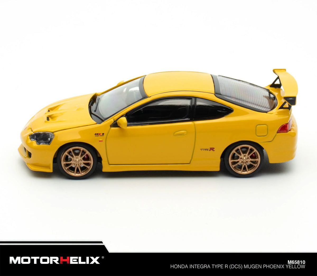 Honda Integra DC5 Mugen amarillo, vista lateral