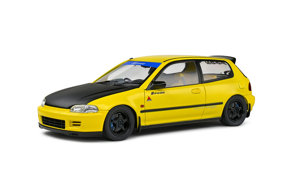 Solido 1:18 HONDA CIVIC (EG6) SPOON VERSION YELLOW CARNIVAL 1991 (S1810402)