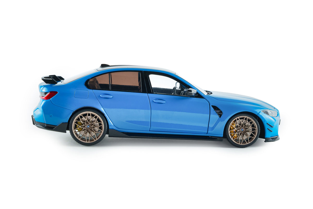 Solido 1:18 BMW M3 PERFORMANCE PARTS DAYTONA BEACH BLUE 2024 (S1814303)