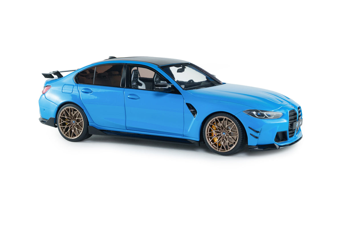 Solido 1:18 BMW M3 PERFORMANCE PARTS DAYTONA BEACH BLUE 2024 (S1814303)
