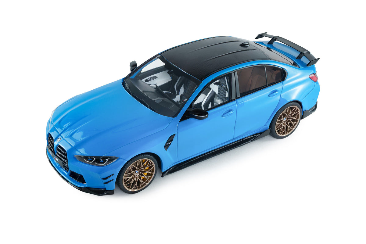Solido 1:18 BMW M3 PERFORMANCE PARTS DAYTONA BEACH BLUE 2024 (S1814303)