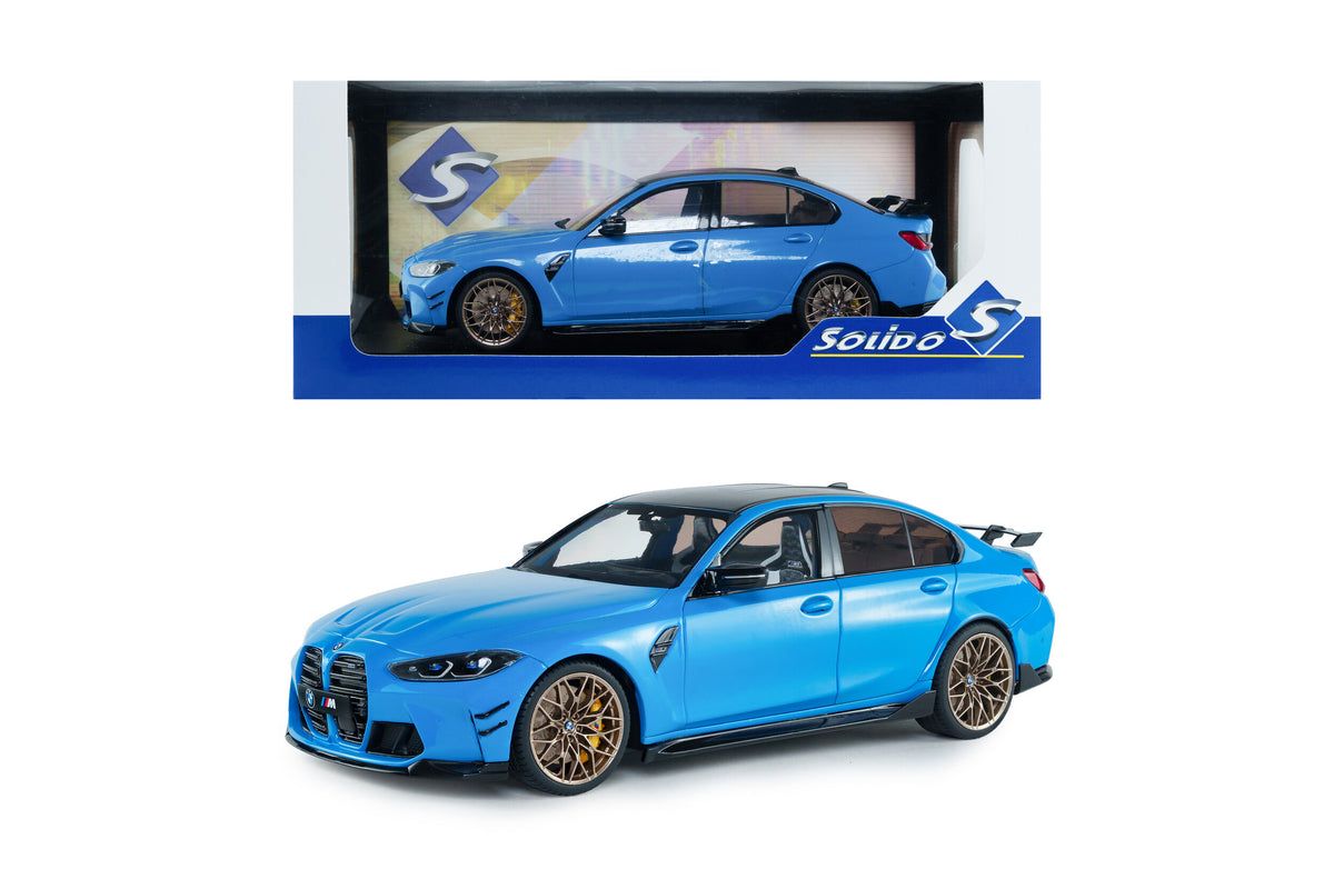 Solido 1:18 BMW M3 PERFORMANCE PARTS DAYTONA BEACH BLUE 2024 (S1814303)
