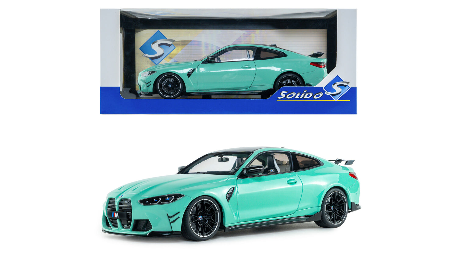 Solido 1:18 BMW M4 PERFORMANCE PARTS SOLIDO WORKS TURQUOISE 2025 (S1814501)