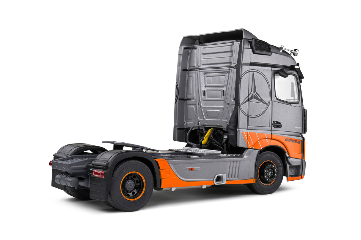 Solido 1:24 Mercedes-Benz Actros L Grand Prix Edition Silver 2019 + Remorque Frigo White 2023 (KIT-S2400202-S2400503)