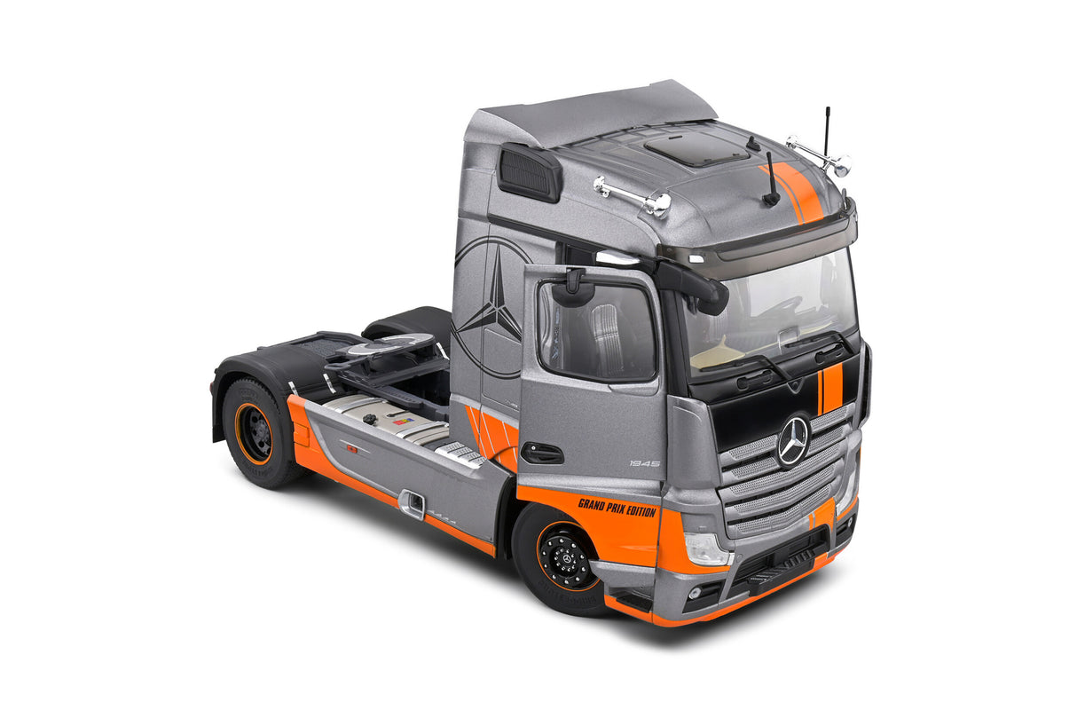 Solido 1:24 Mercedes-Benz Actros L Grand Prix Edition Silver 2019 + Remorque Frigo White 2023 (KIT-S2400202-S2400503)