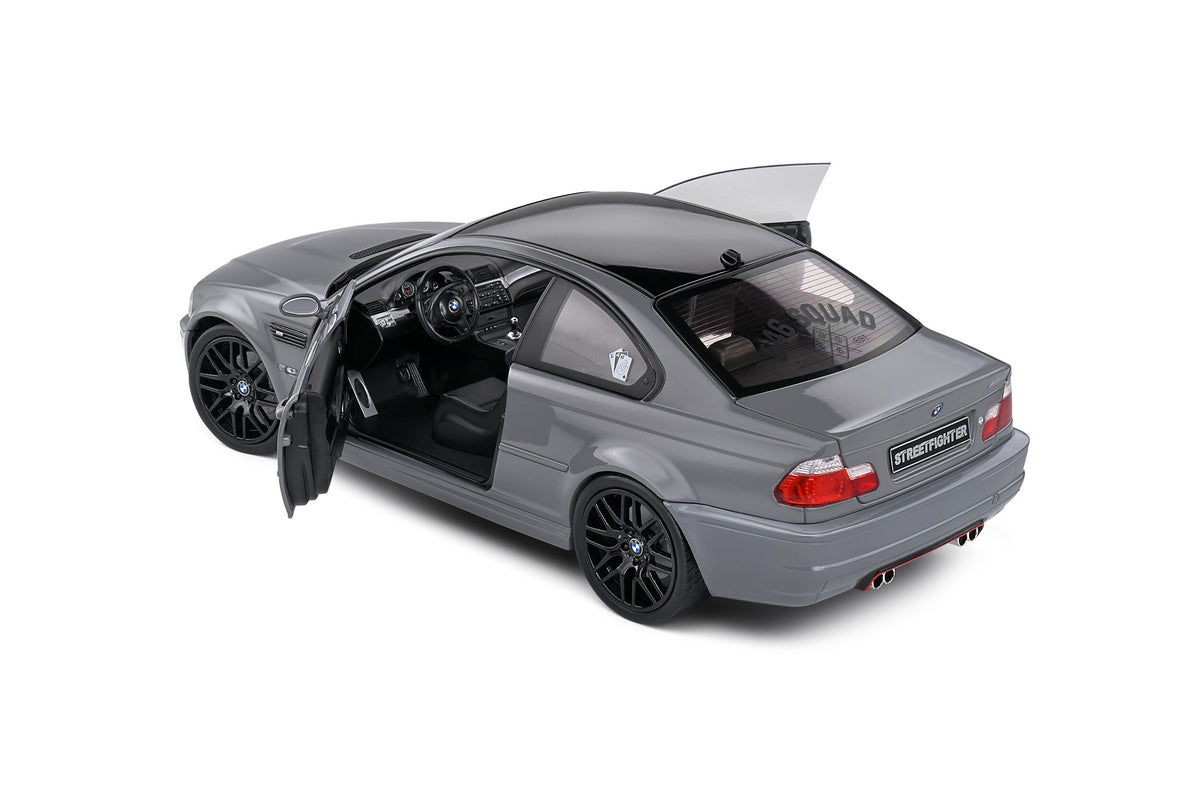 Solido 1:18 BMW E46 M3 COUPÉ STREETFIGHTER GREY 2000 (S1806508)
