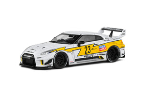 SOLIDO 1/43 NISSAN GT-R R35 LBWK SILHOUETTE #23 WHITE 2019 (S4311208)