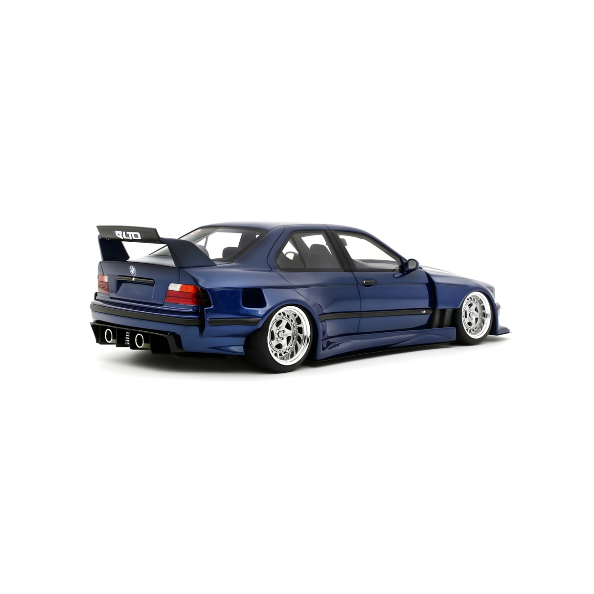 OTTOmobile 1:18 BMW E36 LTO Sedan Turbo Khyzyl Saleem Avus Blue 2023 (OT1174)