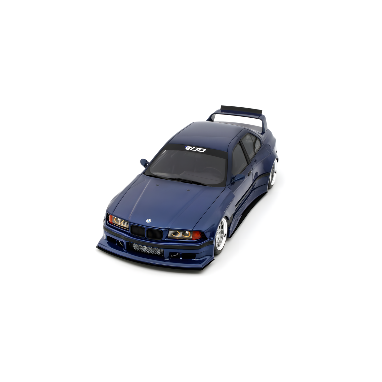 OTTOmobile 1:18 BMW E36 LTO Sedan Turbo Khyzyl Saleem Avus Blue 2023 (OT1174)