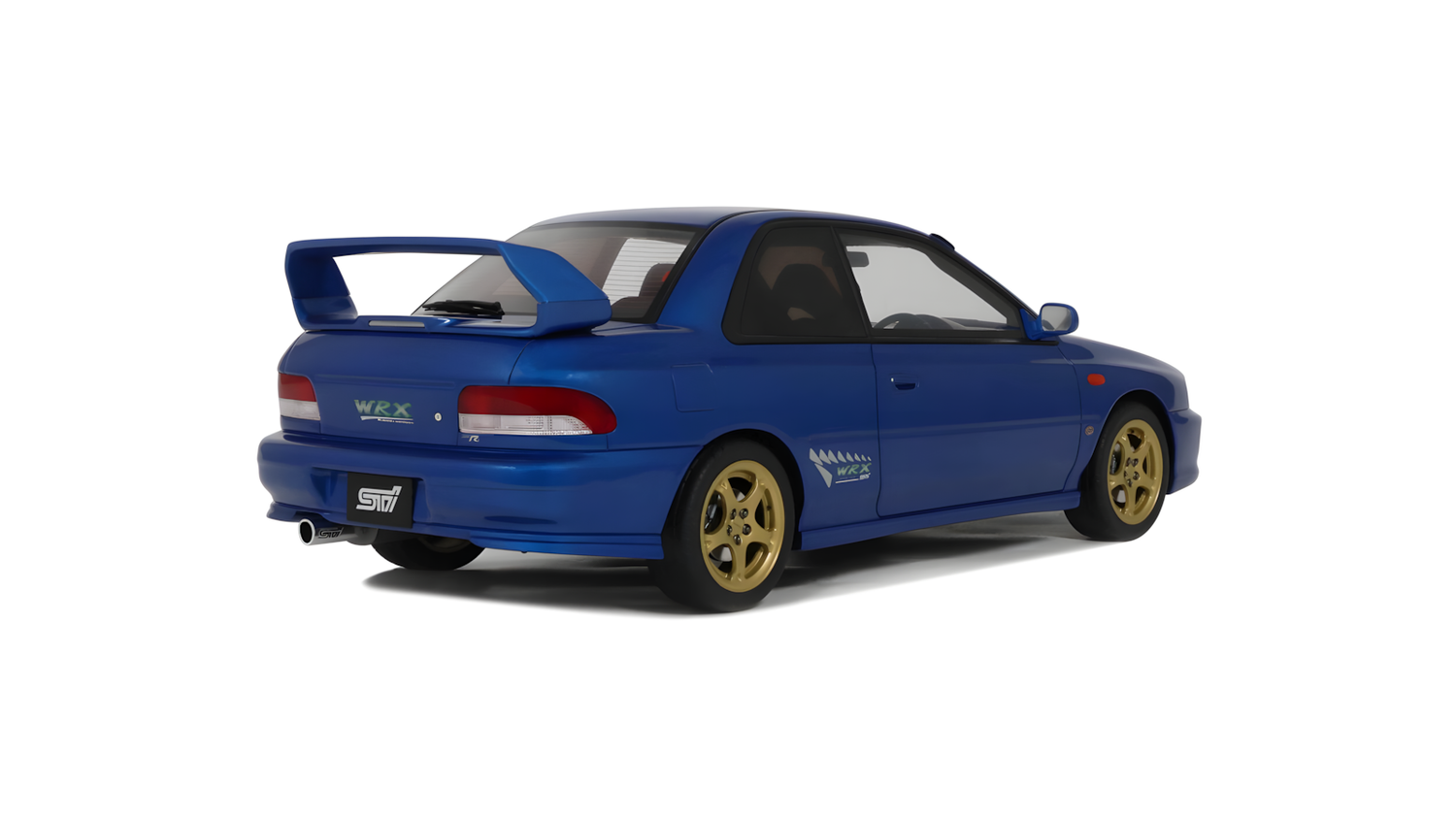OTTOmobile 1:18 Subaru Impreza WRX Type R STi Ver. V Limited Sonic Blue 1999 (OT1249)