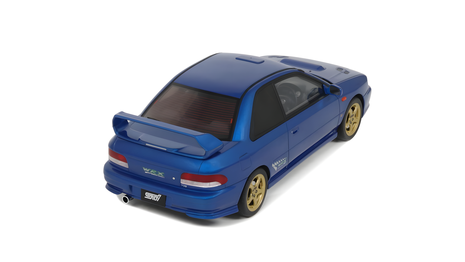 OTTOmobile 1:18 Subaru Impreza WRX Type R STi Ver. V Limited Sonic Blue 1999 (OT1249)