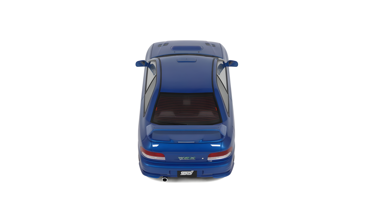 OTTOmobile 1:18 Subaru Impreza WRX Type R STi Ver. V Limited Sonic Blue 1999 (OT1249)