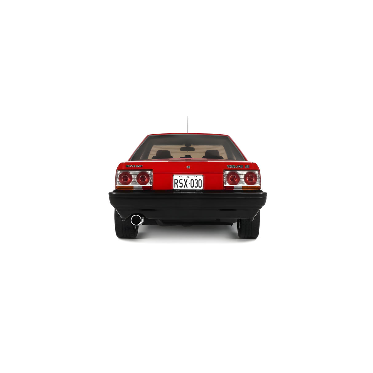 OTTOmobile 1:18 Nissan Skyline 2000 RS-X Turbo (DR 30 Turbo C) Tuning Red 059 1984 (OT1305)