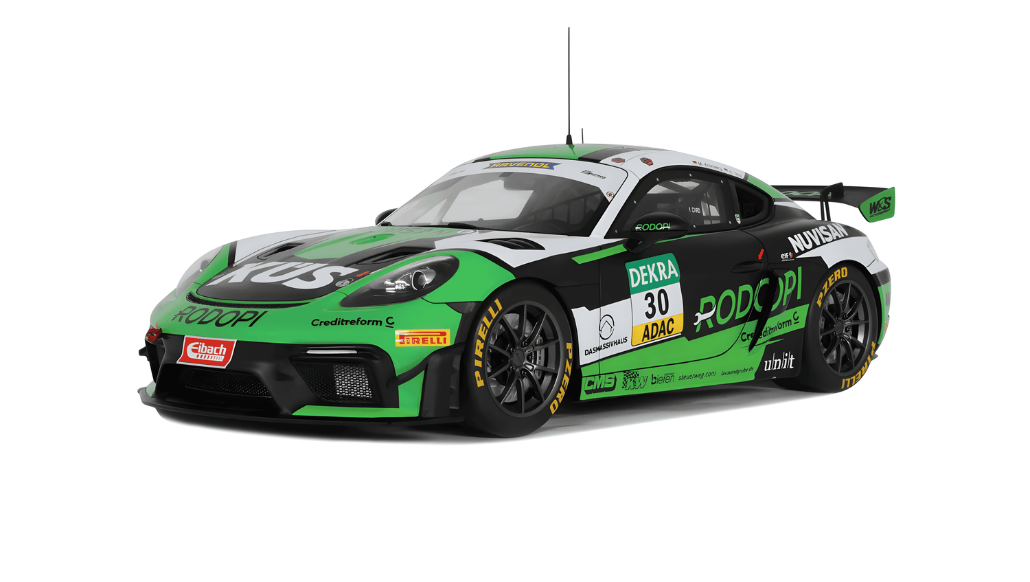 OTTOmobile 1:18 Porsche Cayman 718 GT4 RS Clubsport ADAC GT4 2023 (OT1193)