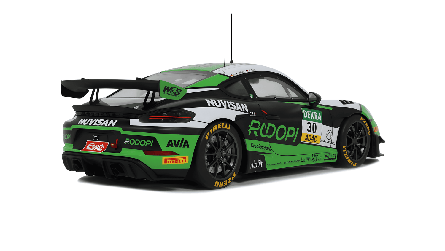 OTTOmobile 1:18 Porsche Cayman 718 GT4 RS Clubsport ADAC GT4 2023 (OT1193)