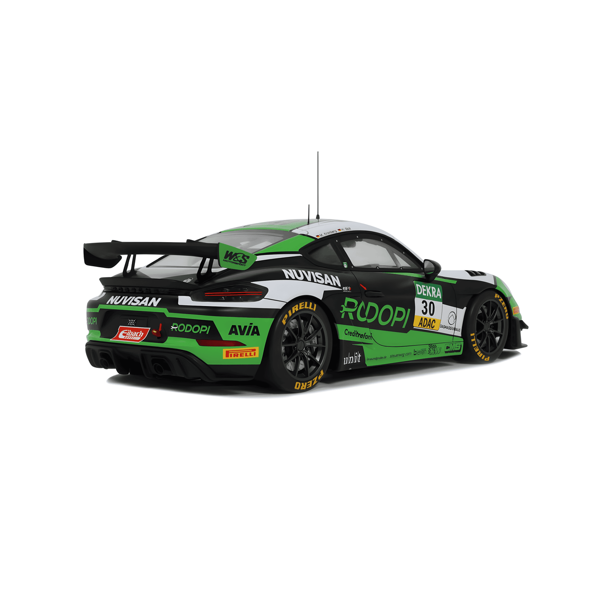 OTTOmobile 1:18 Porsche Cayman 718 GT4 RS Clubsport ADAC GT4 2023 (OT1193)