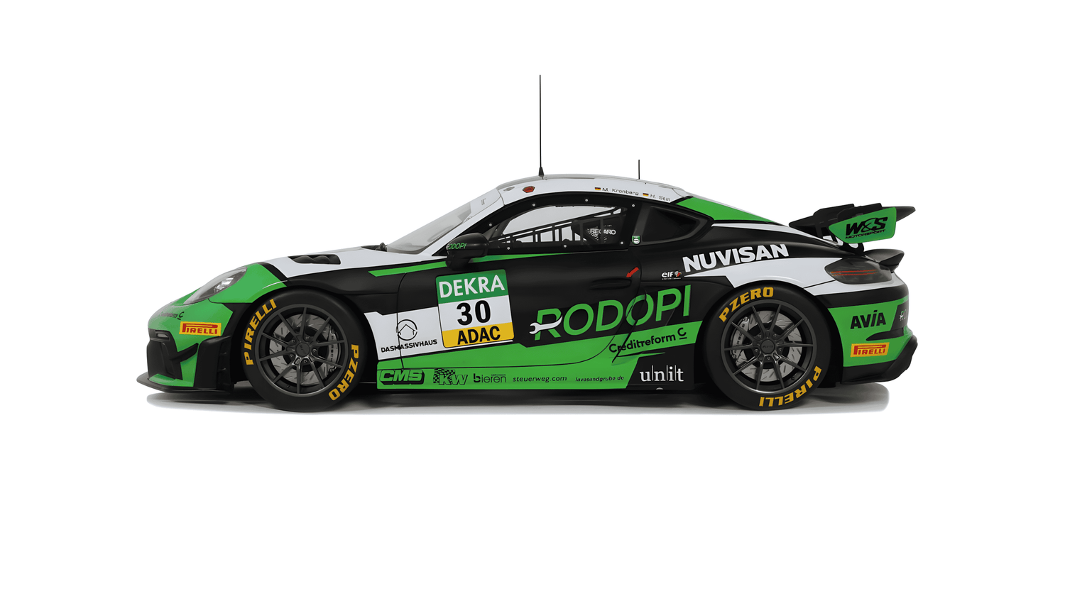 OTTOmobile 1:18 Porsche Cayman 718 GT4 RS Clubsport ADAC GT4 2023 (OT1193)