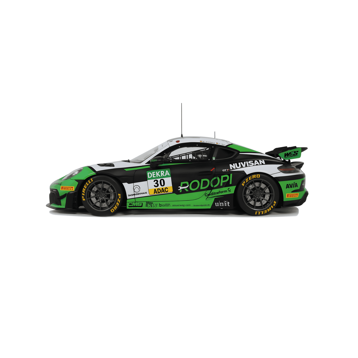 OTTOmobile 1:18 Porsche Cayman 718 GT4 RS Clubsport ADAC GT4 2023 (OT1193)