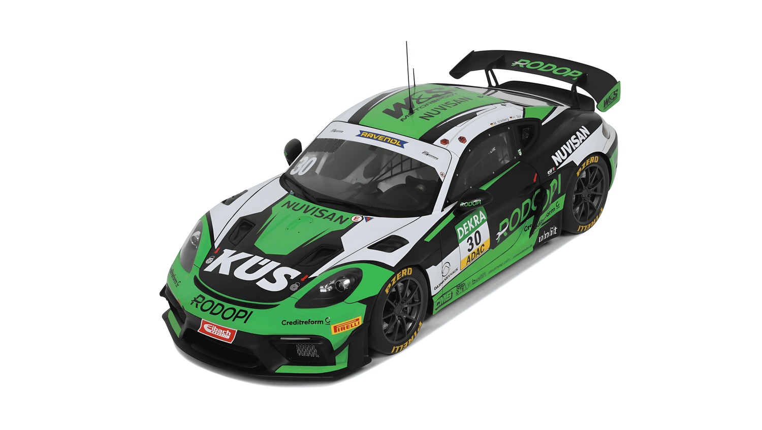 OTTOmobile 1:18 Porsche Cayman 718 GT4 RS Clubsport ADAC GT4 2023 (OT1193)