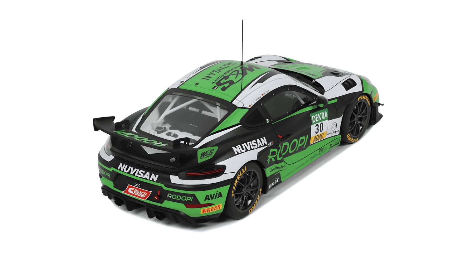 OTTOmobile 1:18 Porsche Cayman 718 GT4 RS Clubsport ADAC GT4 2023 (OT1193)