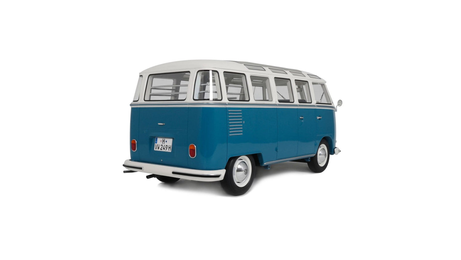 OTTOmobile 1:12 Volkswagen Combi Type 2 (T1) Samba Bus RegattaBlau L 50 F 1962 (G102)
