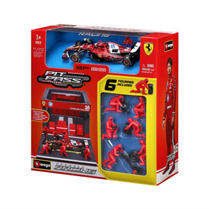 BBURAGO 1/43 FERRARI SF-25 #16 CHARLES LECLERC – PIT STOP DIORAMA 2025 (18-36865-16)