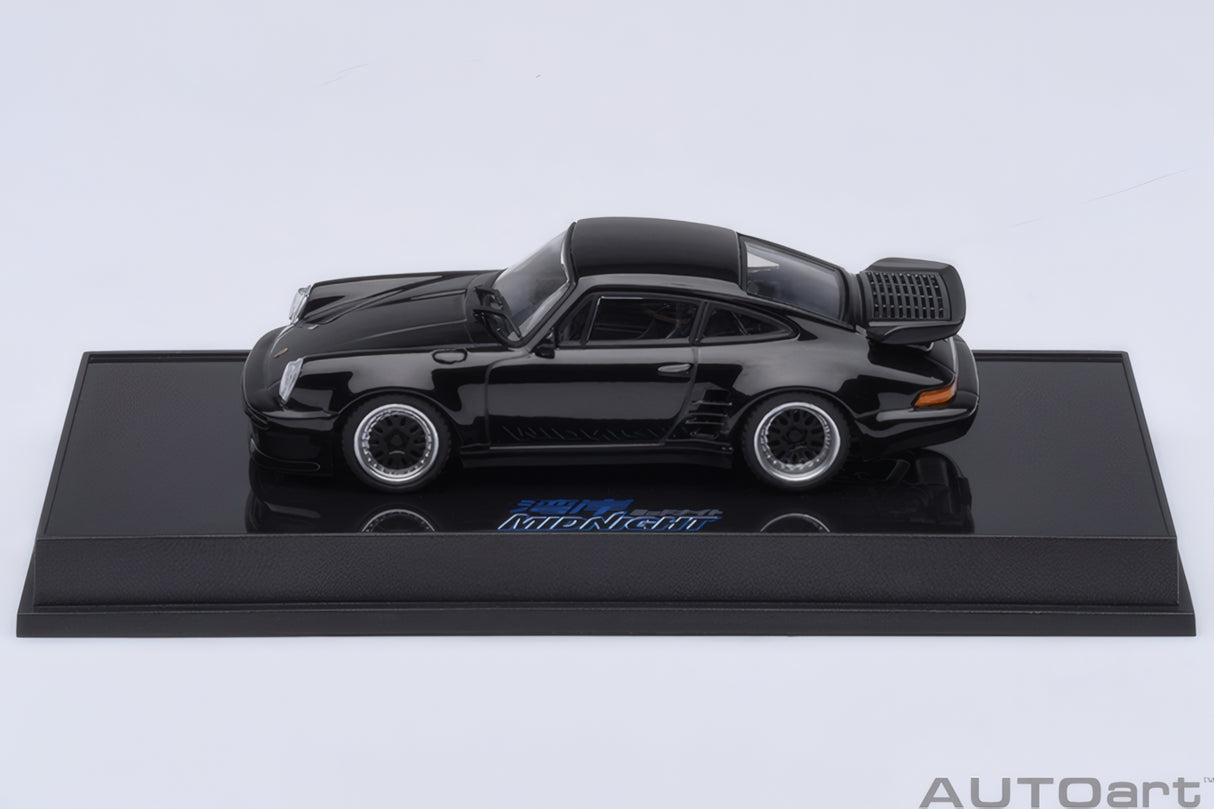 AUTOart 1:64 PORSCHE 911(930) TURBO WANGAN MIDNIGHT BLACKBIRD COMIC #1 VERSION (20636)