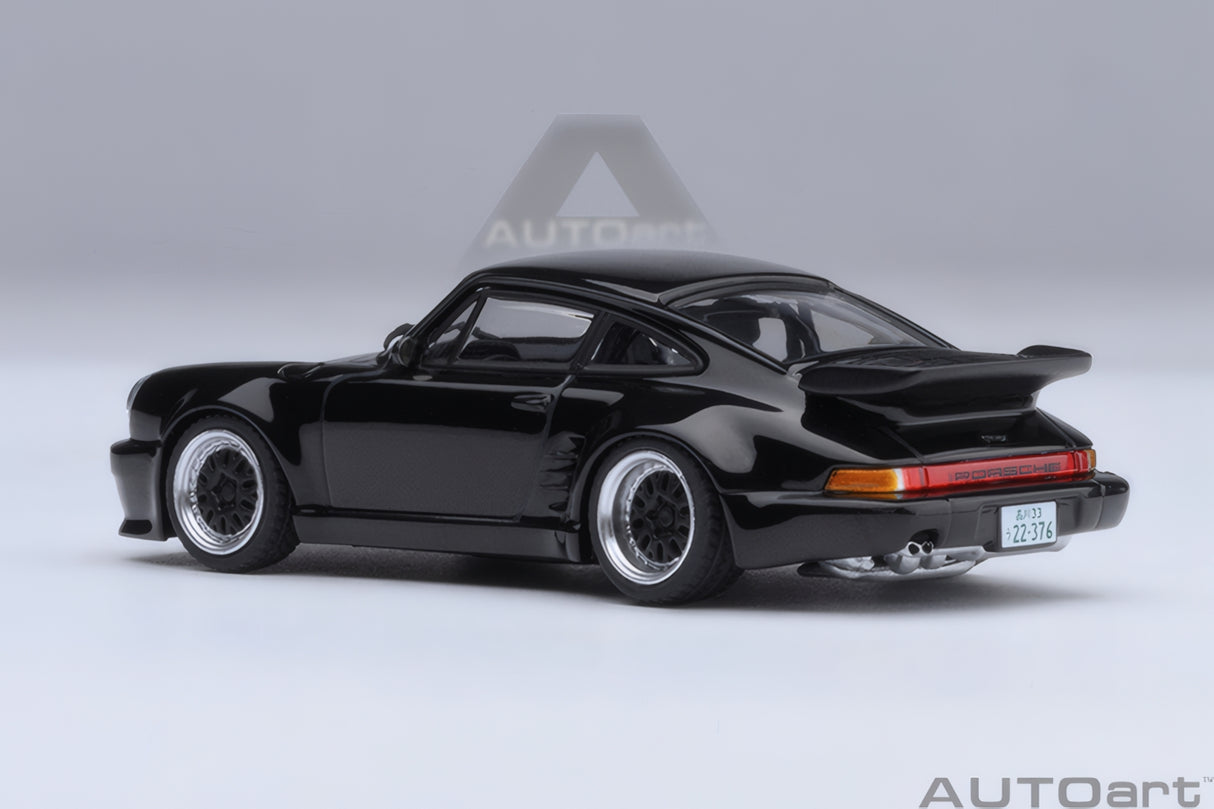 AUTOart 1:64 PORSCHE 911(930) TURBO WANGAN MIDNIGHT BLACKBIRD COMIC #1 VERSION (20636)