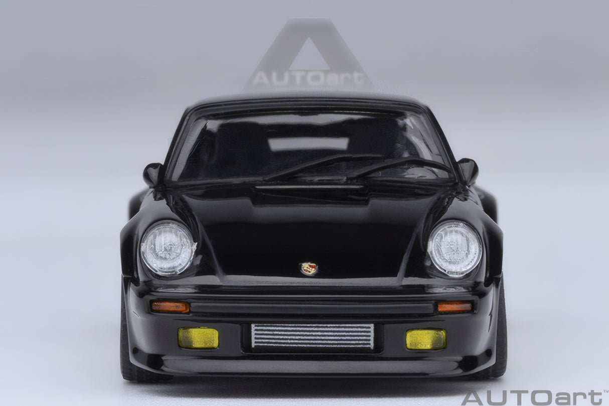 AUTOart 1:64 PORSCHE 911(930) TURBO WANGAN MIDNIGHT BLACKBIRD COMIC #1 VERSION (20636)