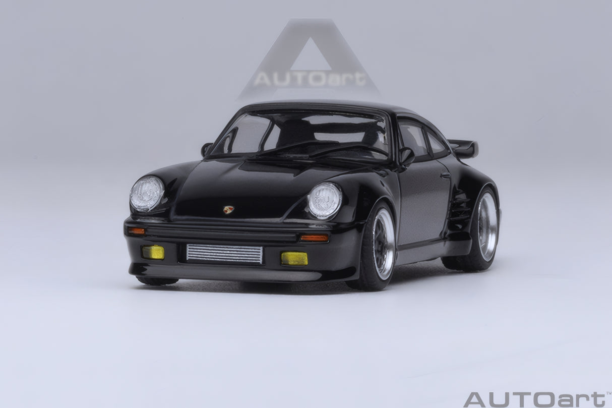 AUTOart 1:64 PORSCHE 911(930) TURBO WANGAN MIDNIGHT BLACKBIRD COMIC #1 VERSION (20636)