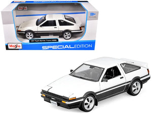 MAISTO 1/24 TOYOTA SPRINTER TRUENO AE86 RHD WHITE/BLACK (32916WH)